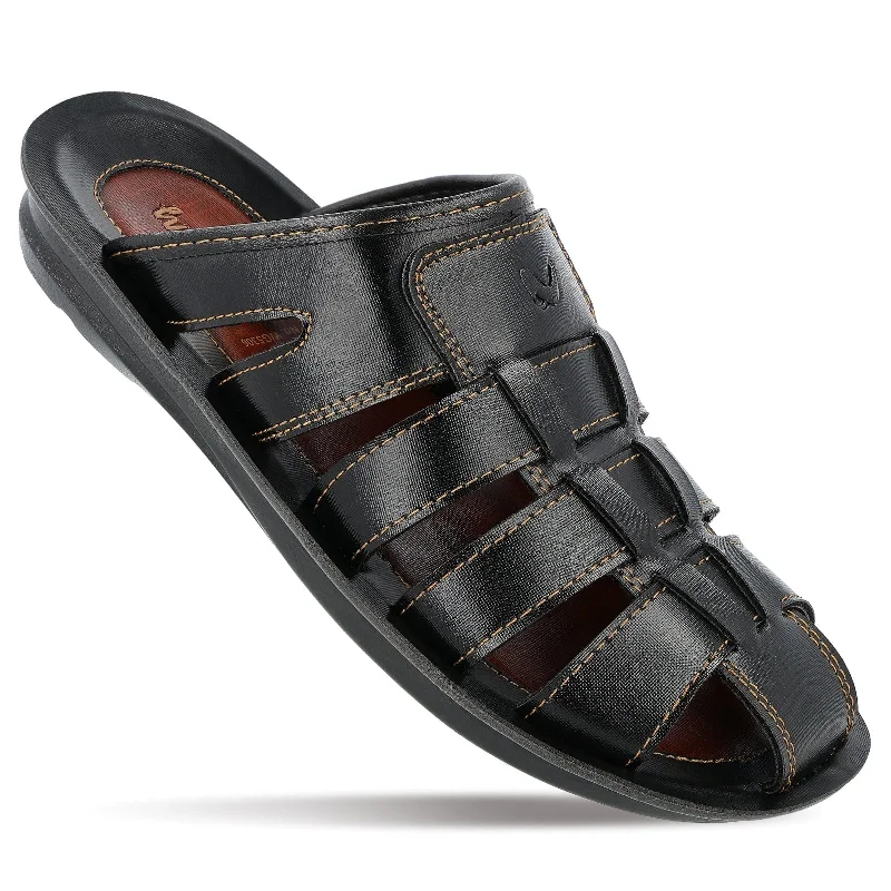 Lightweight Sport Shoes Men's Fisherman Sandals  - WG5306 Black