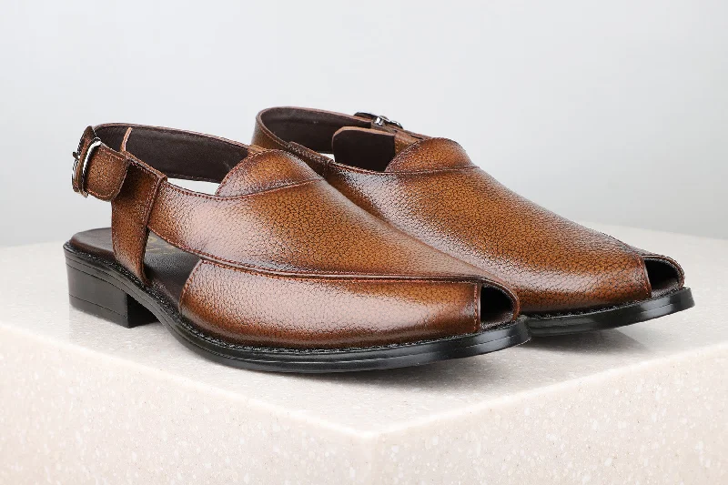 Breathable Running Shoes Privo Formal Sandal-Tan For Men