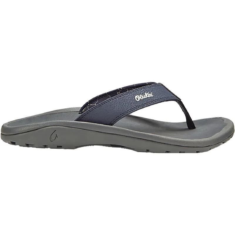 Elegant Sneakers Men's OluKai Ohana Blue Depth/Dark Shadow Synthetic