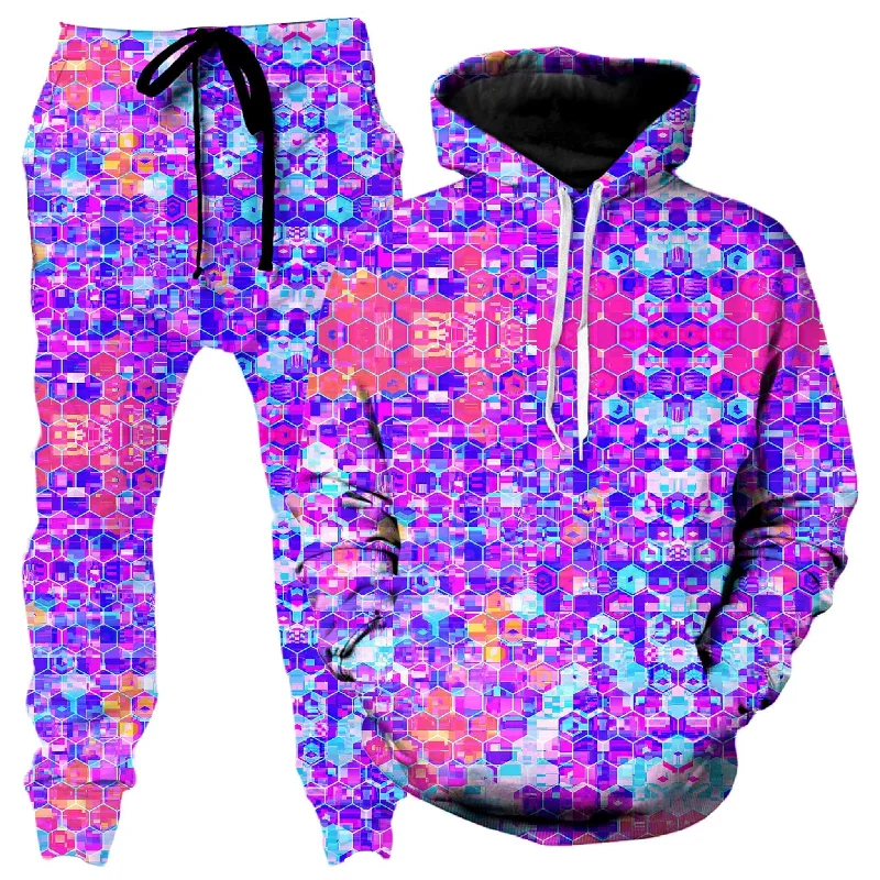 Blocks Of Life Hoodie and Joggers Combo