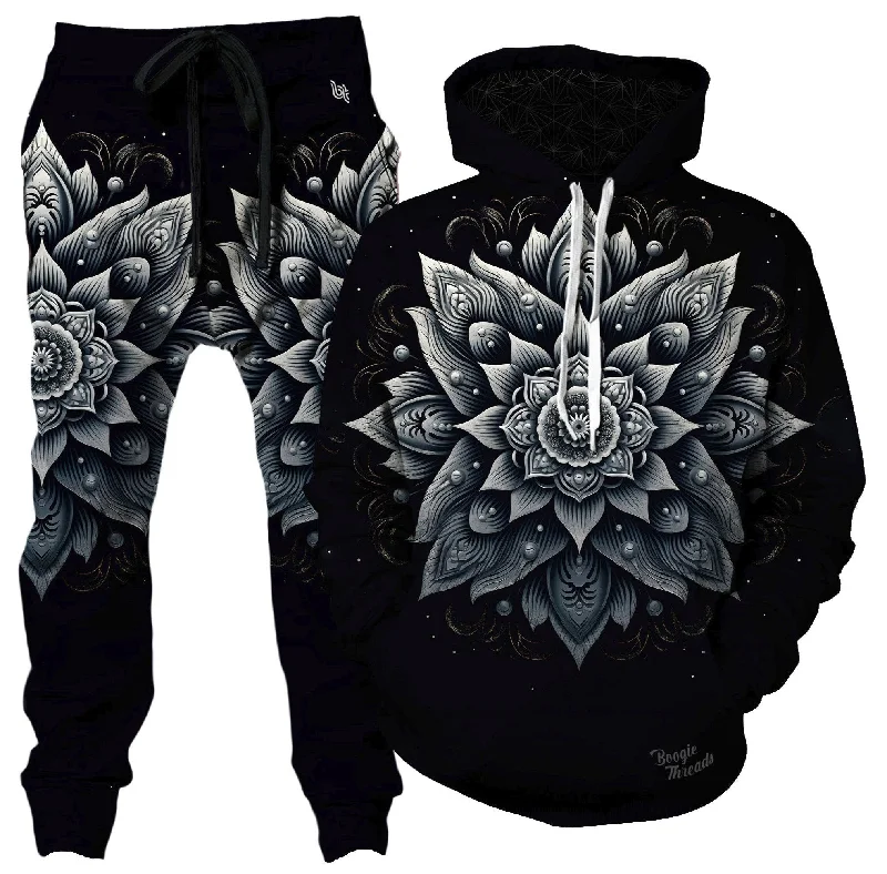 Radiant Ranunculus Hoodie and Joggers Combo