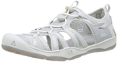 Non-Slip Footwear Keen Unisex Kid's Moxie Sandal, Silver, 10 UK Child