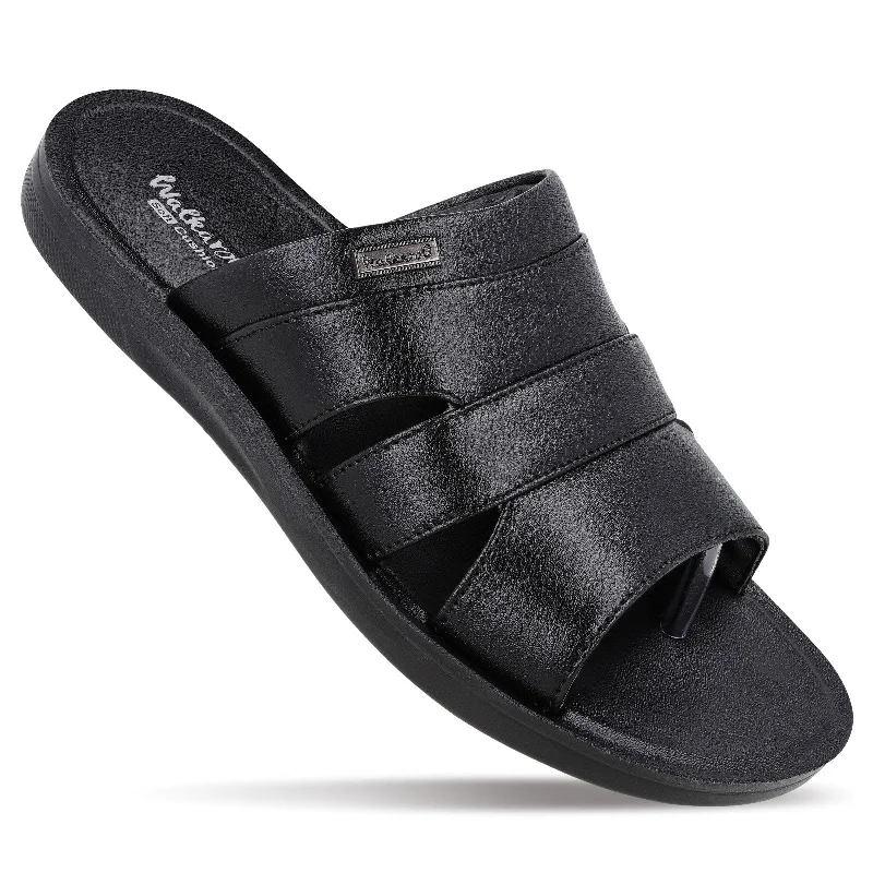 Relaxed Fit Sneakers Men's Daily Wear Comfort Sandals - WE1329 Black