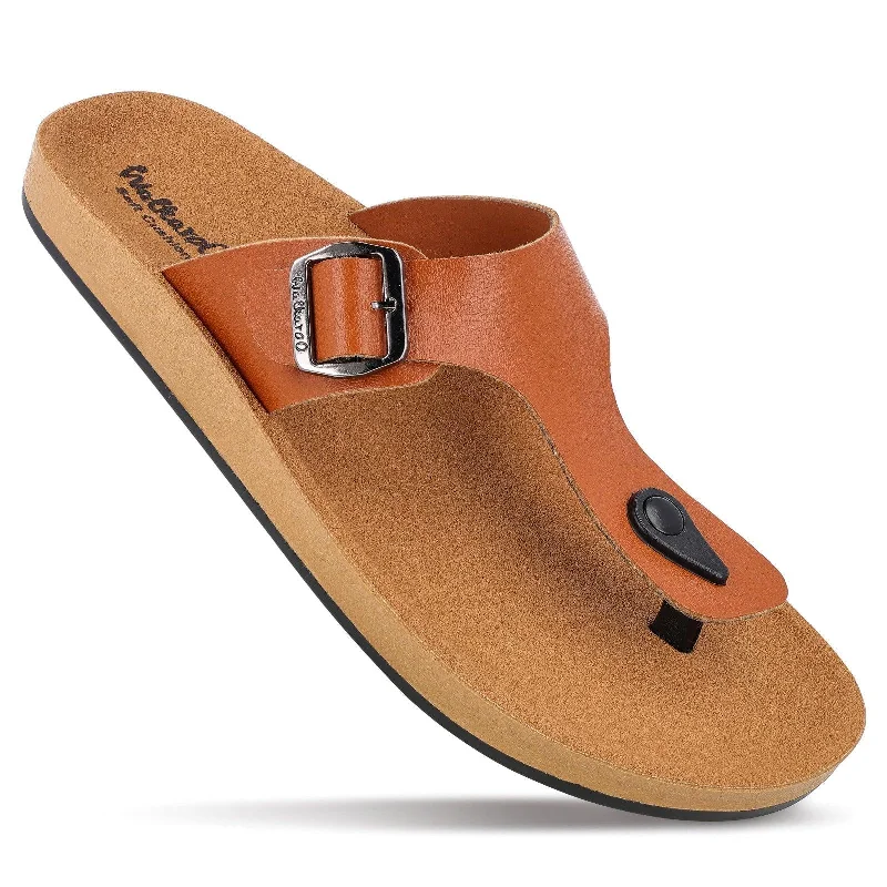 Memory Foam Sneakers Men's Daily Wear Sandals - WE1332 Tan
