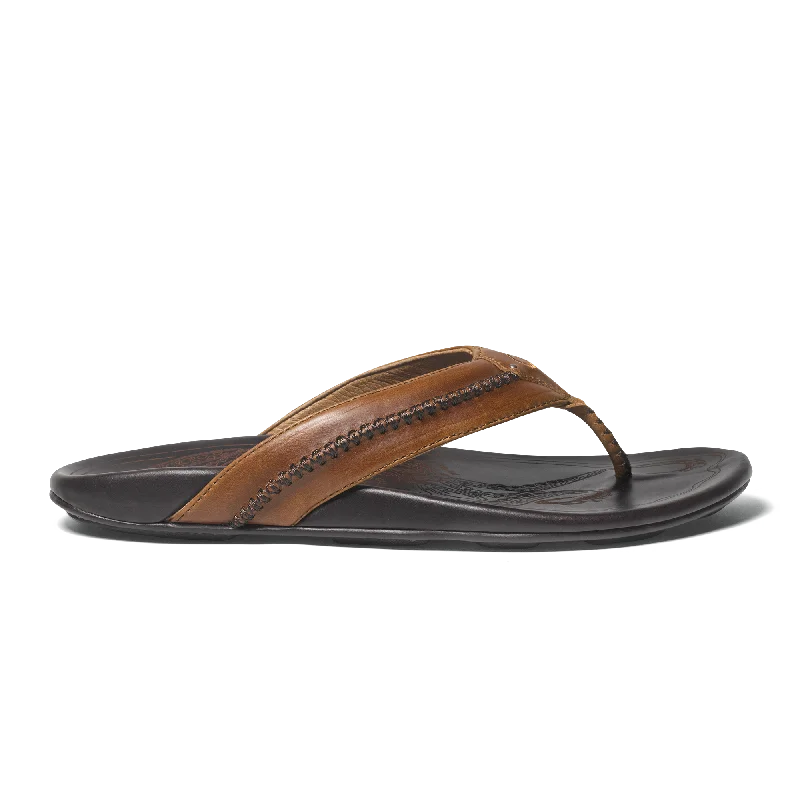 Durable Walking Shoes Mea Ola - Tan / Dark Java