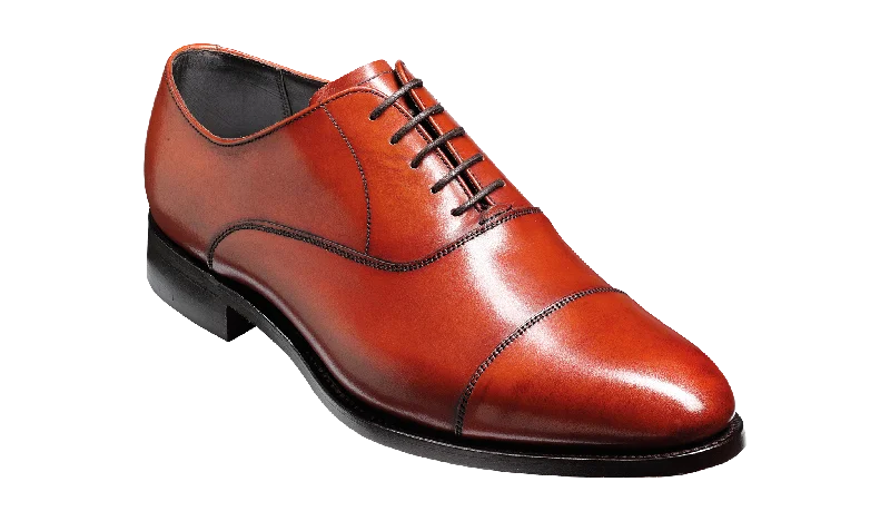 Cushion Insole Shoes Duxford - Rosewood Calf