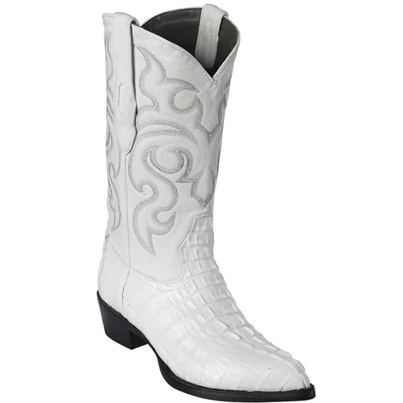 Cloud Cushion Sneakers White Crocodile Boots
