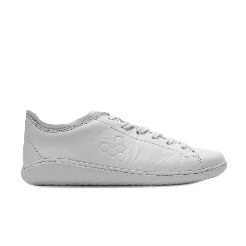 Comfy Sport Shoes Vivobarefoot Geo Court III Mens Bright White CLEARANCE