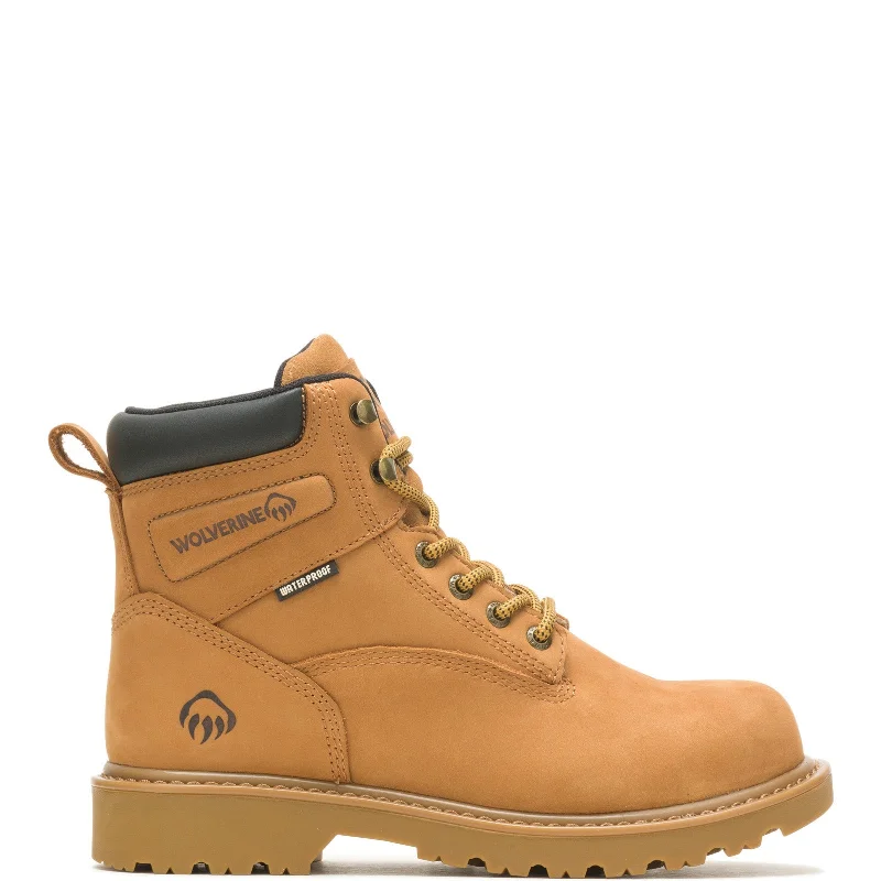 All-Day Comfort Sneakers Wolverine Floorhand Insulated Steel Toe 6" W221021 Mens Brown Work Boots