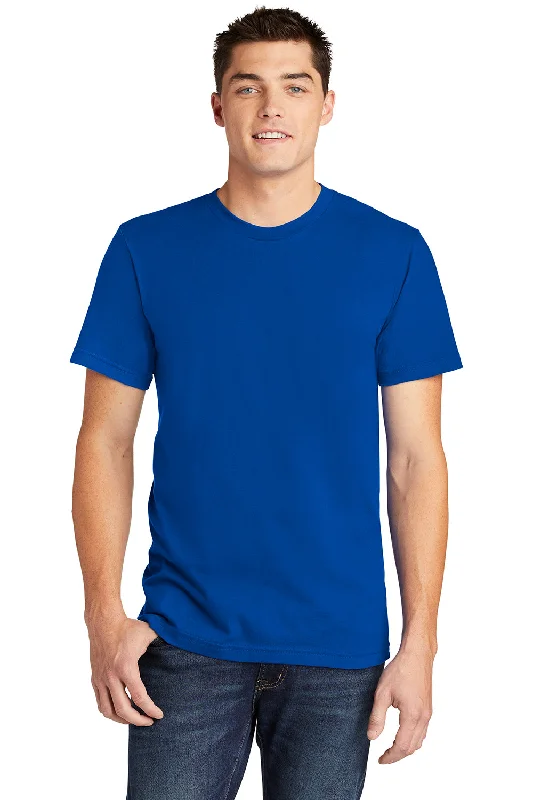 American Apparel Mens Fine Jersey Short Sleeve Crewneck T-Shirt - Royal Blue