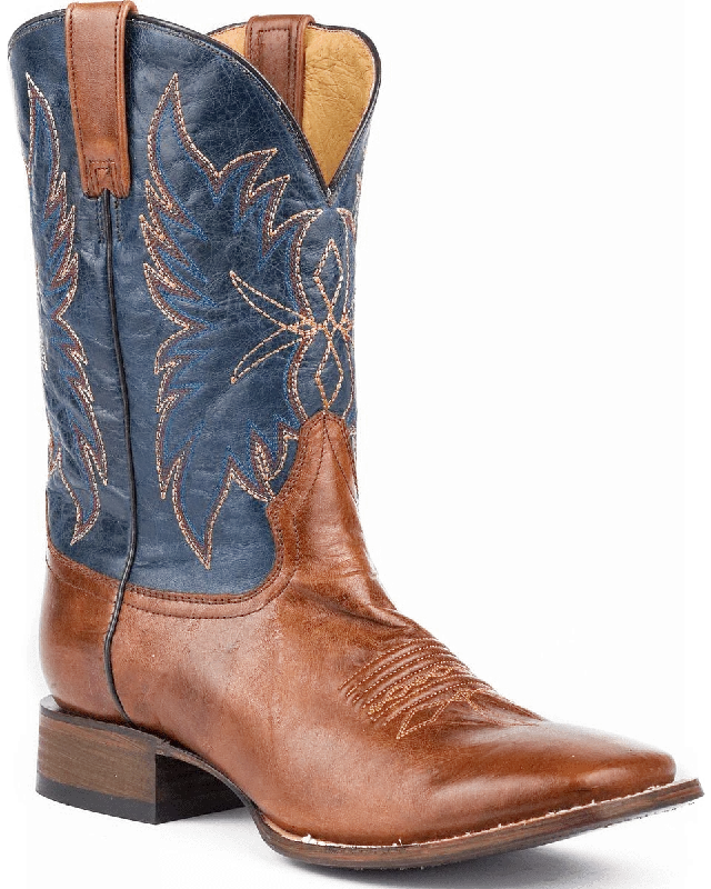 Travel-Ready Shoes Roper Men's Chisholm Western Square Toe Boot 09-020-9200-0209 BR