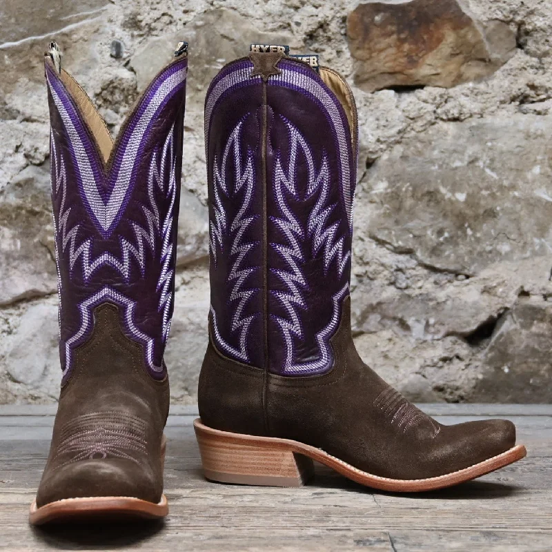 Flexible Casual Shoes Hyer CULVER EGGPLANT 13" Eggplant Top with Chestnut Napped Roughout Vamp Flexible Casual Shoes Hyer CULVER EGGPLANT 13" Eggplant Top with Chestnut Napped Roughout Vamp