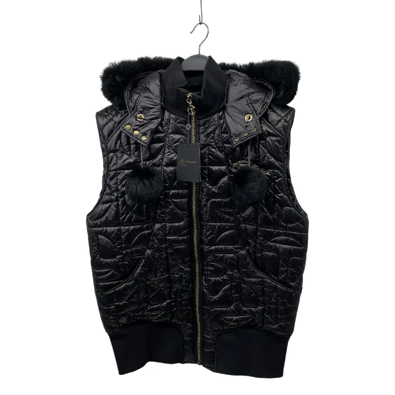 MOOSE KNUCKLES/Telfar/Puffer Vest/M/Cotton/BLK/