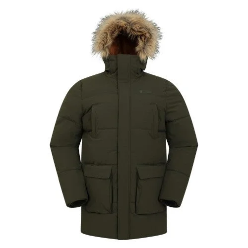 Mountain Warehouse Mens Fern Water Resistant Padded Parka