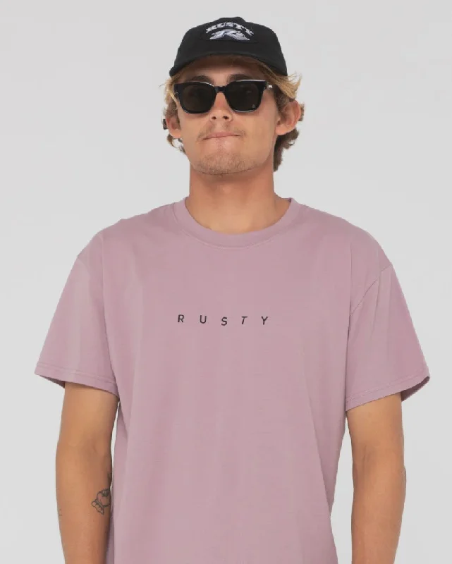 Short Cut Tee - Elderberry