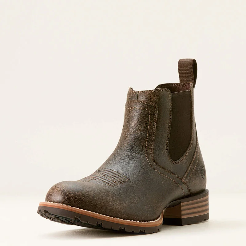 Soft Breathable Shoes Ariat Mens Hybrid Low Boy Round Toe Western Boot - Acorn       10053563