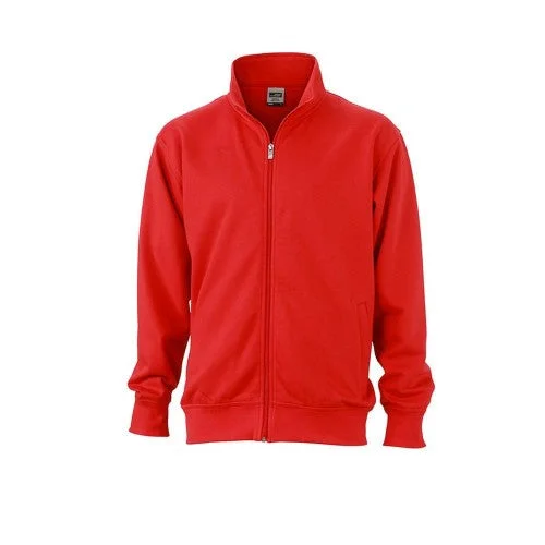 James and Nicholson Unisex Workwear Sweat Jacket