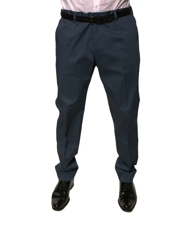Dolce & Gabbana  Cotton Stretch Skinny Men Dress Men's Pants