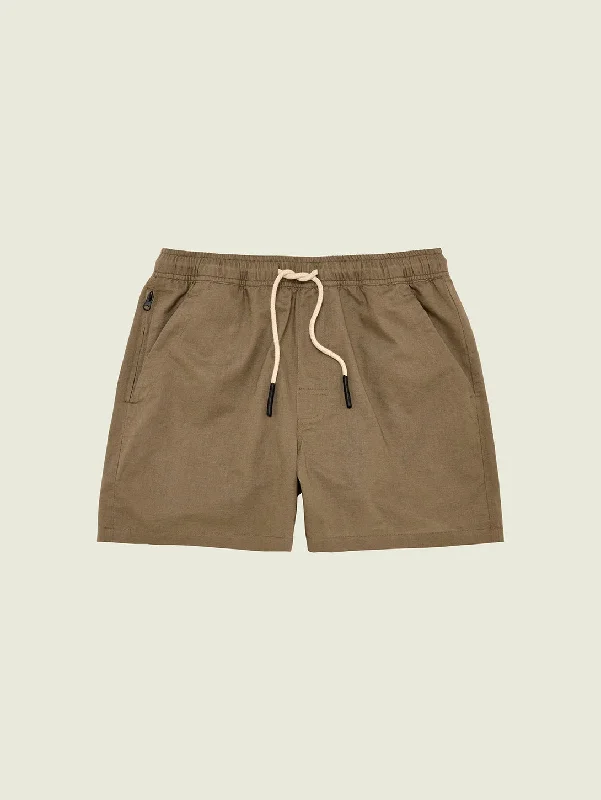 Linen Short - Taupe