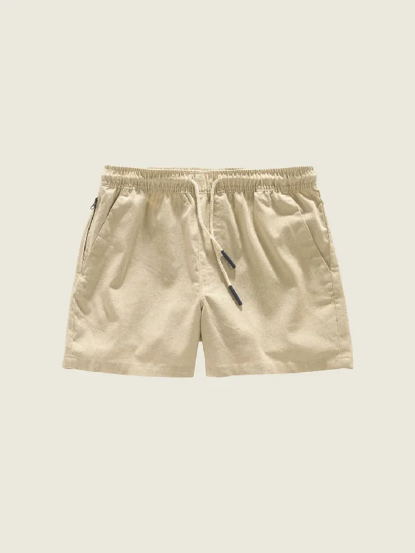Linen Short - Beige
