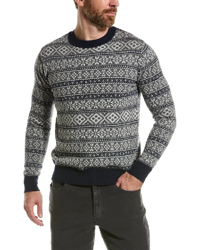 Loft 604 Fairisle Crewneck Sweater