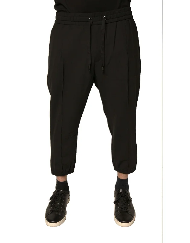 Dolce & Gabbana Wool Jogger Jogging Men's Pants