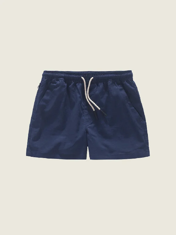 Linen Short - Navy
