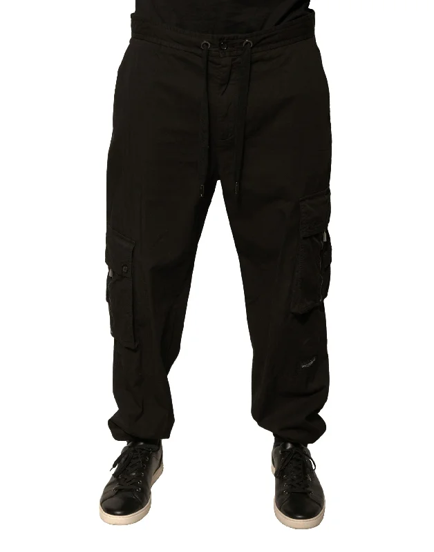 Dolce & Gabbana Cotton Cargo Jogger SweatMen's Men's Pants