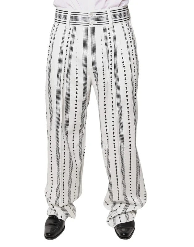 Dolce & Gabbana Straight Formal Dress Men's Pants