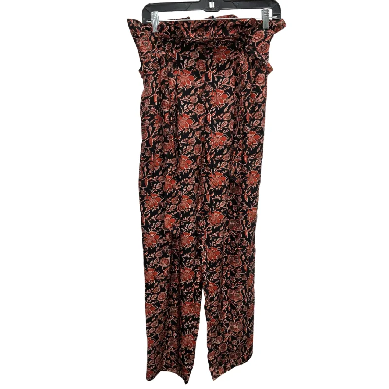 Pants Cropped By Scotch & Soda In Black & Orange, Size: 10