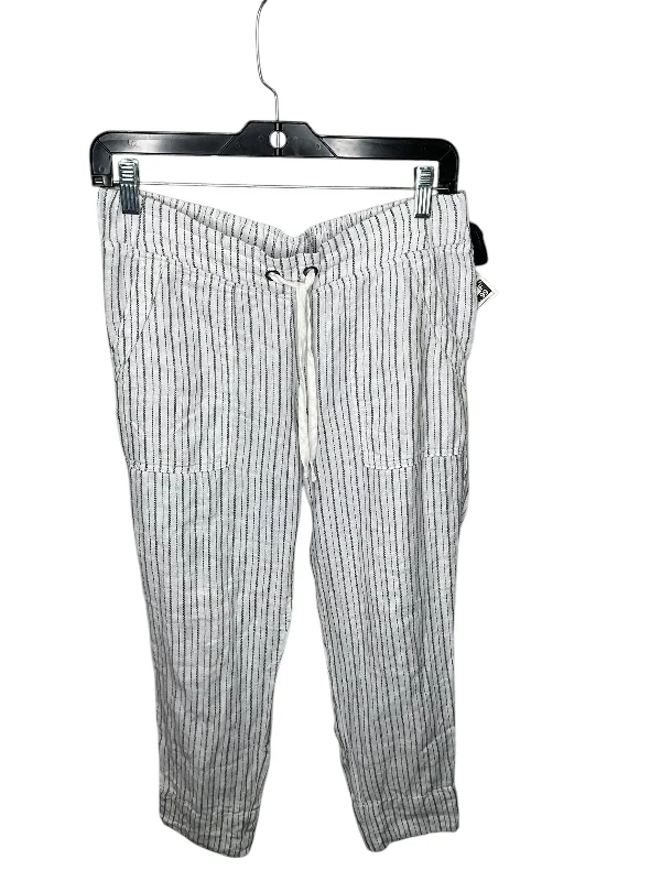 Pants Linen By Athleta In Blue & White, Size: 4