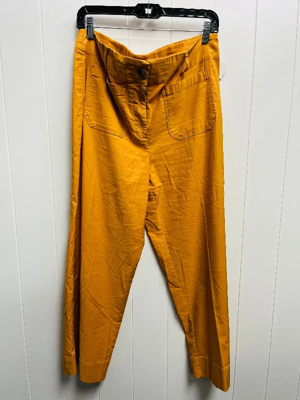 Pants Wide Leg By Nicole Miller In Yellow, Size: 12